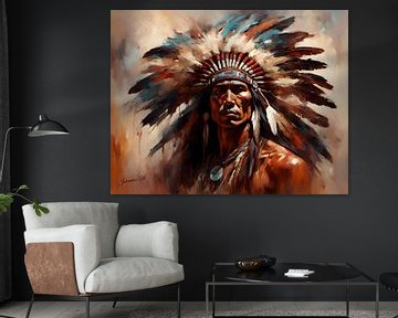 Native American Heritage 32 by Johanna's Art