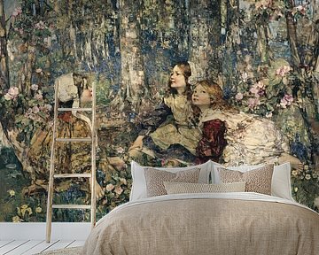 De muziek van het bos, Edward Atkinson Hornel