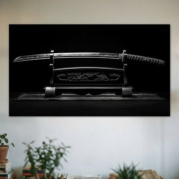 Katana japanese sword silver panorama by TheXclusive Art