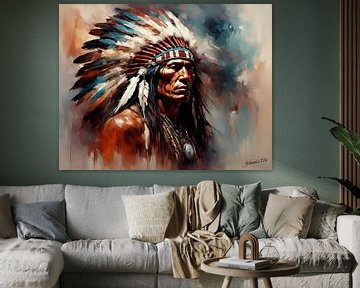 Native American Heritage 30 by Johanna's Art