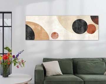 Minimalismus Panorama abstrakte Boho und japanische Kunst von Digitale Schilderijen