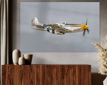 North American P-51D Mustang warbird. by Jaap van den Berg