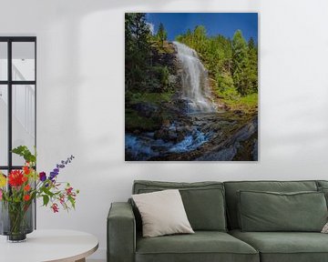 Melnikfall waterval, Maltatal, Fallerhütte, Karintië - Kärnten, Oostenrijk van Rene van der Meer