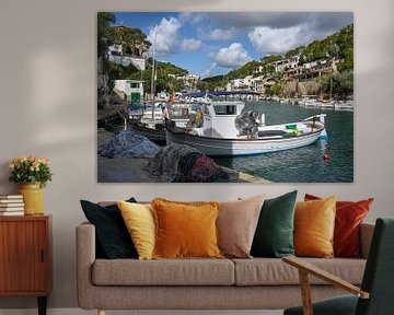 Bateaux de pêche dans le port de Cala Figuera - Magnifique Majorque sur Rolf Schnepp