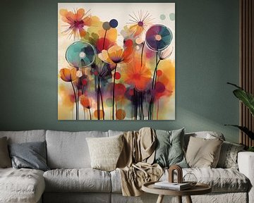 Bloemen abstract van Imagine