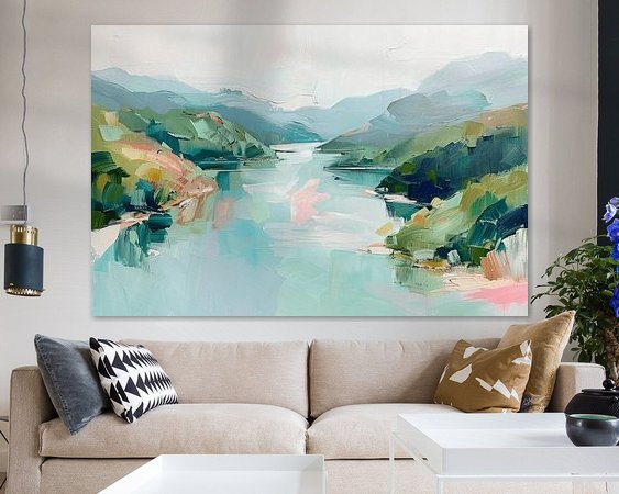 Example of the artwork in a room