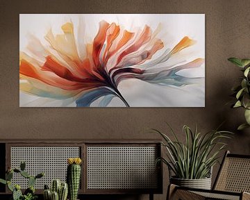 Flower in wide format by Bert Nijholt