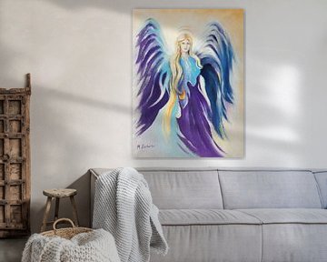 Angel Inspiration - met de hand beschilderd engelen beelden van Marita Zacharias