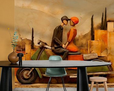 Example of the artwork in a room