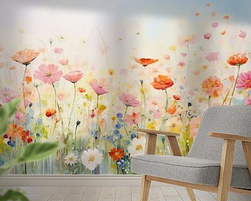 Blumen im Monet-Stil von Wunderbare Kunst