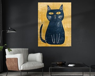 De Zwarte Kat II van Gypsy Galleria