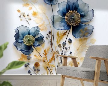 Bloemen Compositie van Dakota Wall Art