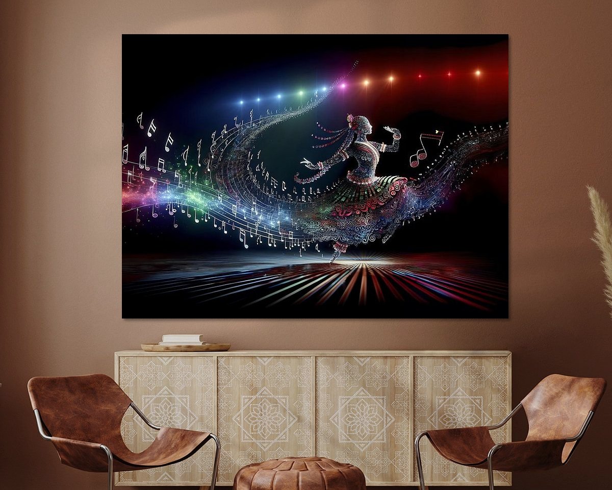 Example of the artwork in a room