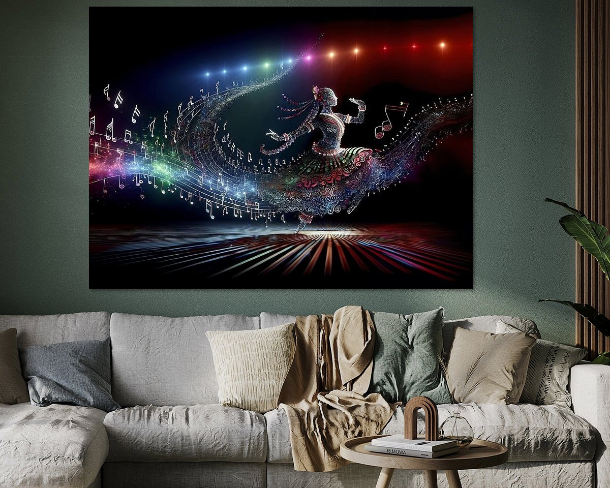 Example of the artwork in a room