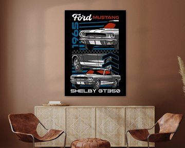Ford Mustang Shelby GT350 Muscle Car van Adam Khabibi