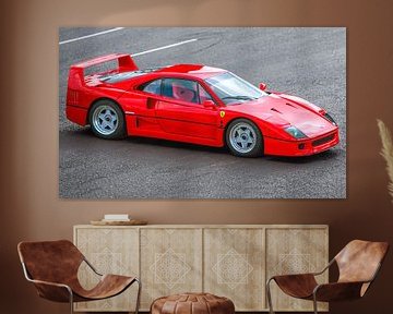 Ferrari F40 1980er Jahre Superauto von Sjoerd van der Wal Fotografie