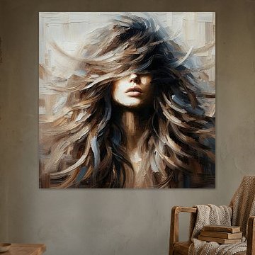 Long Hair by FoXo Art