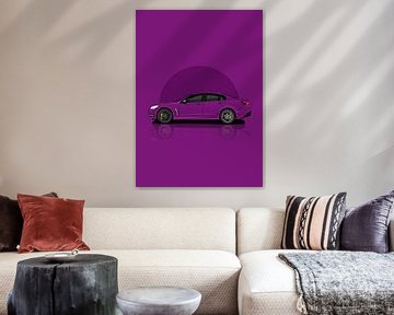 Art Car chevrolet ss purple by D.Crativeart