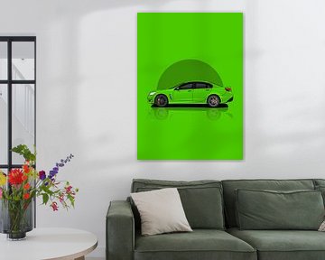 Kunstauto chevrolet ss groen van D.Crativeart