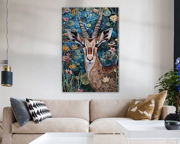 Painting Antelope by Abstract Painting