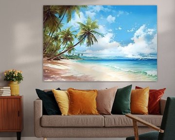 Strand van Salsa art