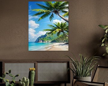 Strand van Salsa art