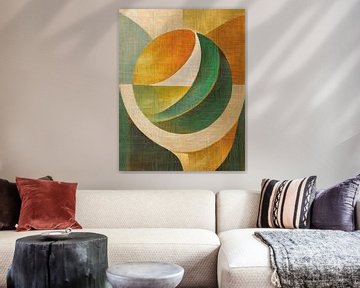 Abstraction Golden Oasis by Gisela- Art for You