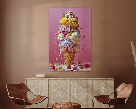 Example of the artwork in a room