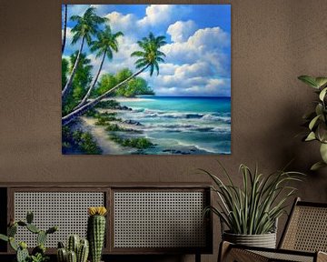 Strand van Salsa art