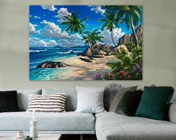 Strand van Salsa art