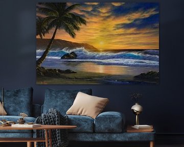 Strand van Salsa art