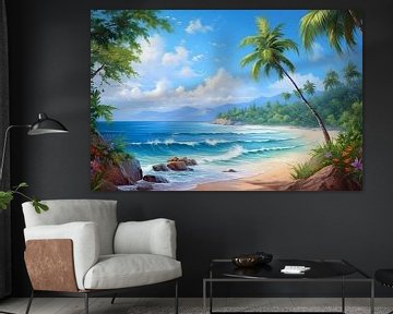 Strand van Salsa art