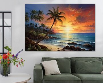Strand van Salsa art