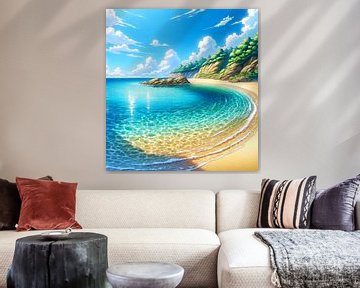 Strand van Salsa art