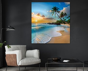 Strand van Salsa art