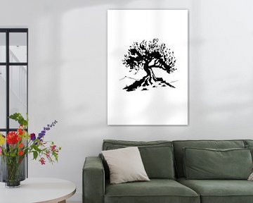 Olive tree by beangrphx Illustration and paintings
