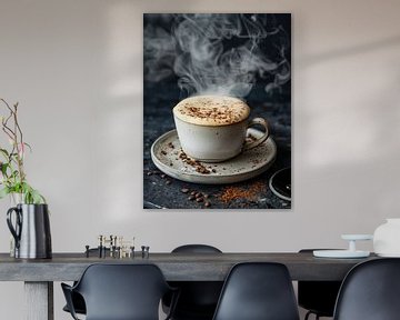 drink a cup of coffee or cappuccino by Egon Zitter