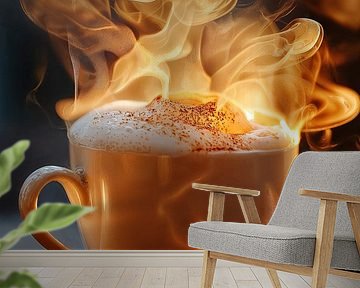 eine Tasse Kaffee oder Cappuccino trinken von Egon Zitter