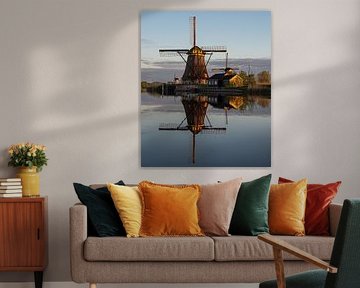 Kinderdijk, site du patrimoine de l'UNESCO sur Lies Bakker