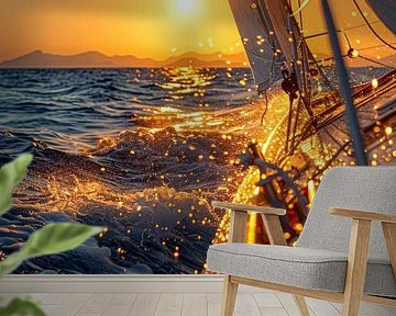 Gouden Zonsondergang van ByNoukk