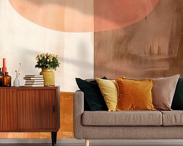 Japandi Abstract Roze I van Gypsy Galleria