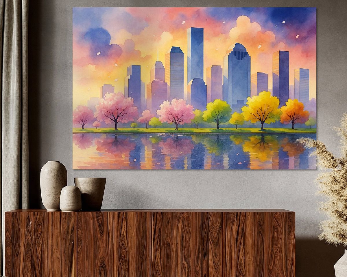 Example of the artwork in a room