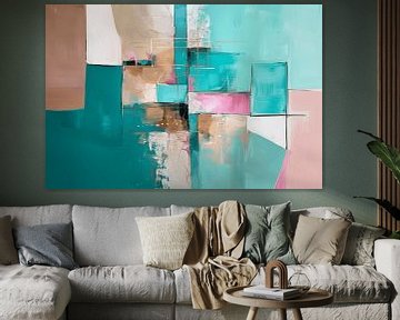 Modern and abstract in pastel colours by Studio Allee
