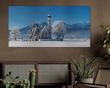 Wallfahrtskirche St.Coloman in Winter von Markus Lange