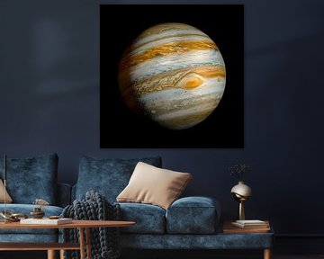 Jupiter De Stormachtige Planeet van Art Kingdom