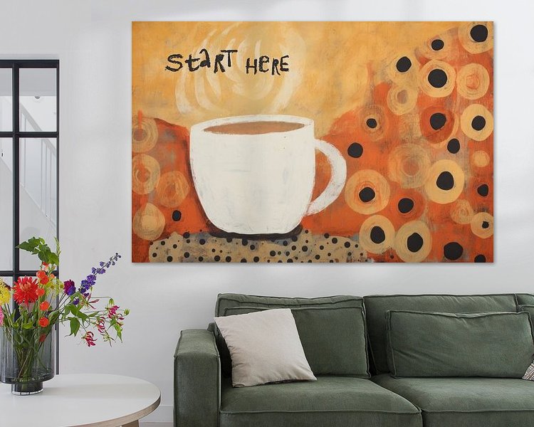 Example of the artwork in a room