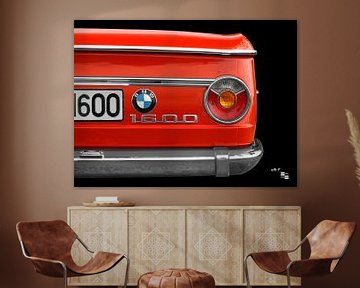 BMW 1600 (Type 114) achter detail