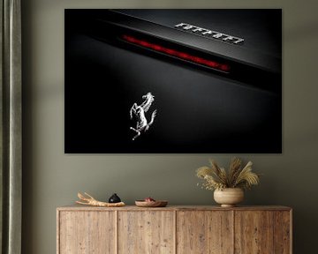 Zwarte Ferrari van Wim Slootweg
