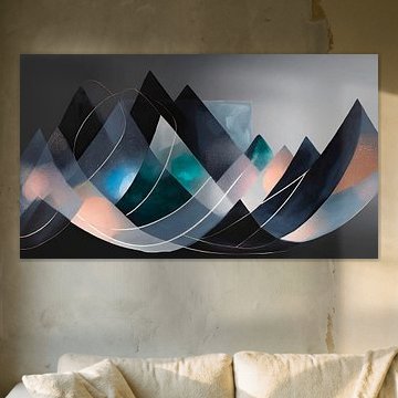 Kunst met patronen en vormen