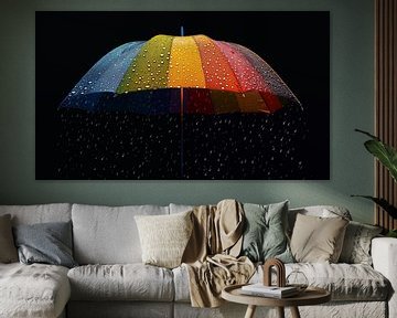 Paraplu kleurrijk panorama van TheXclusive Art